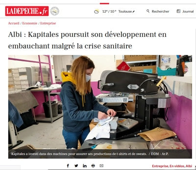 La Dépêche du Midi article du 15 mars 2021