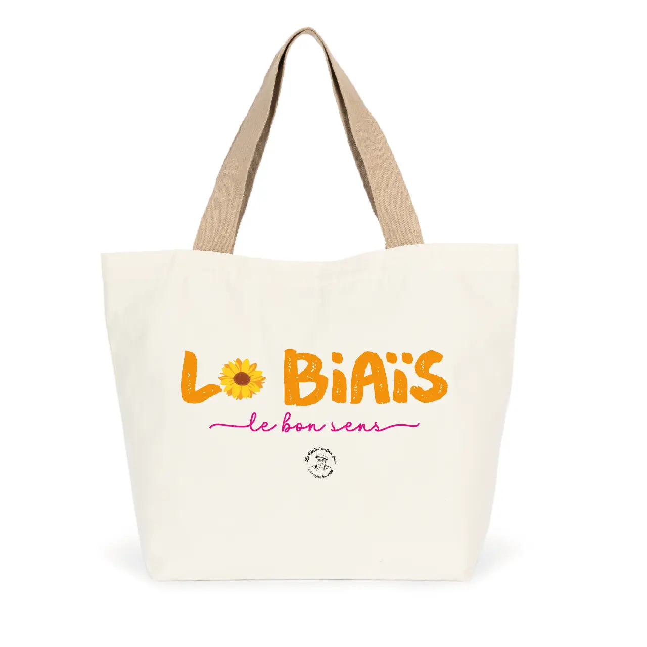 LO BIAÏS "SUNFLOWER" BAG made from recycled cotton