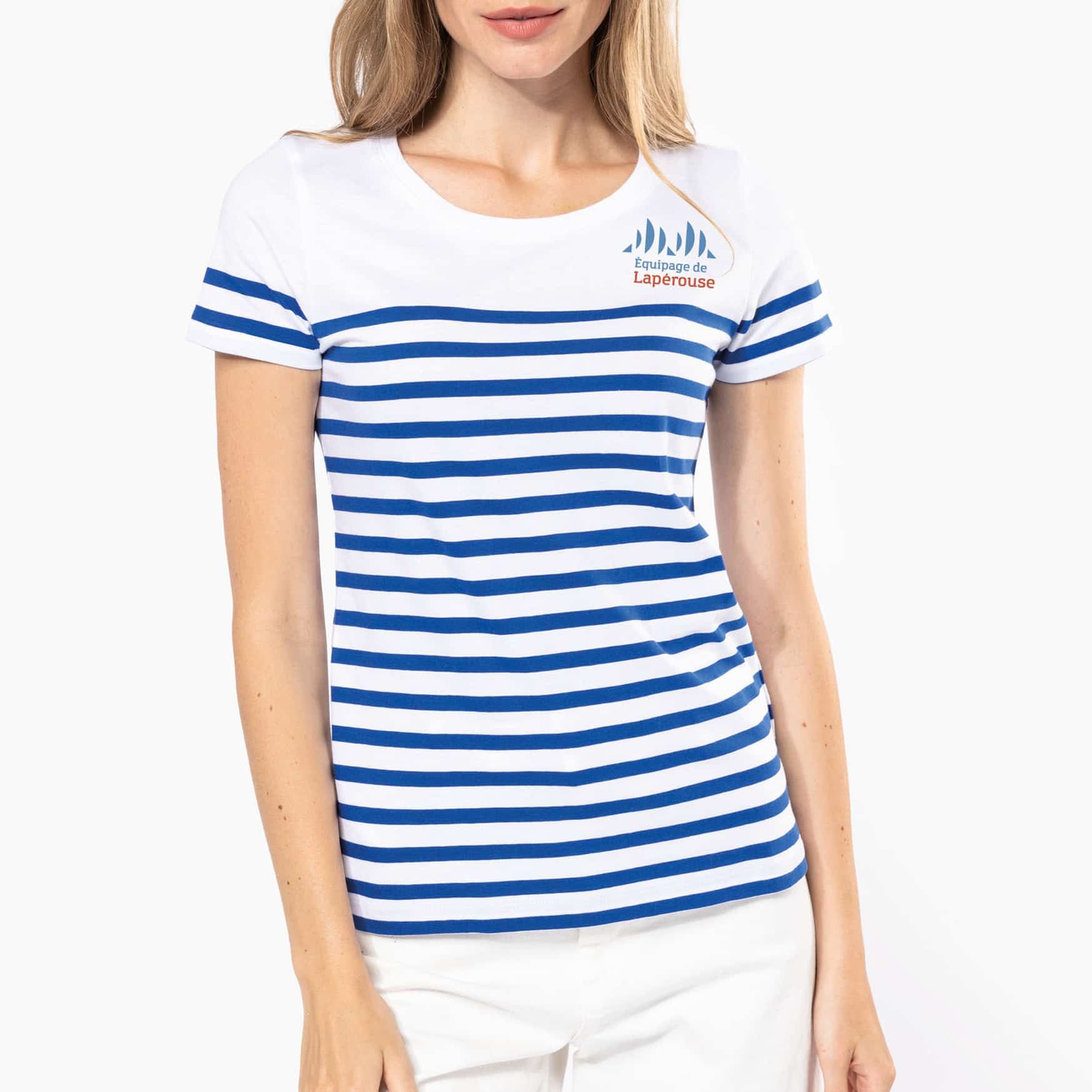 Organic Breton Shirt for Women, Crew of Lapérouse-1