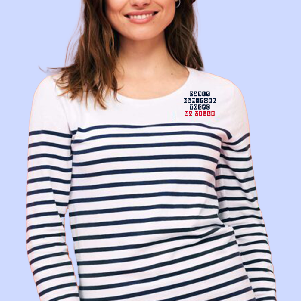 Marinière Manches Longues Femme-1