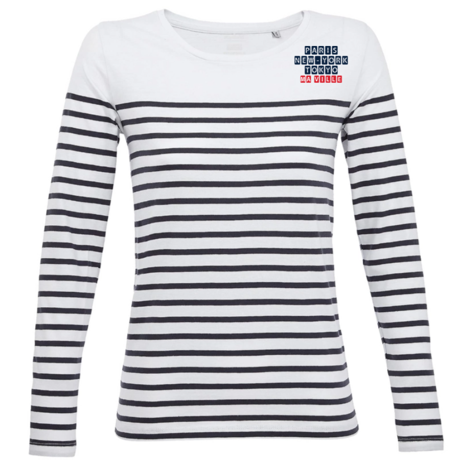 Marinière Manches Longues Femme-2
