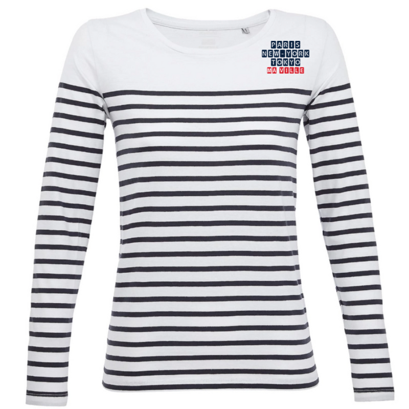 Marinière Manches Longues Femme-2