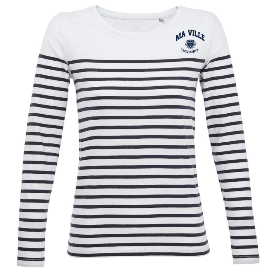 Marinière Manches Longues Femme-5