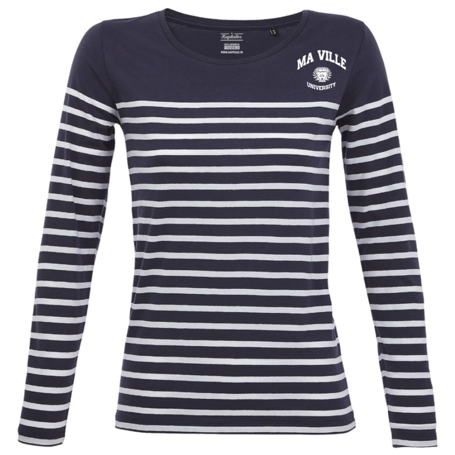 Marinière Manches Longues Femme-5