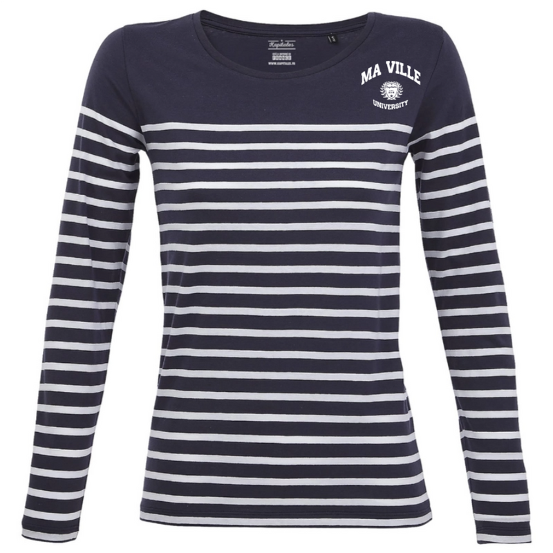 Marinière Manches Longues Femme-5