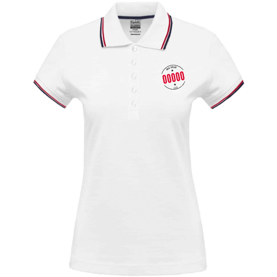 Polo Tricolore Femme-3