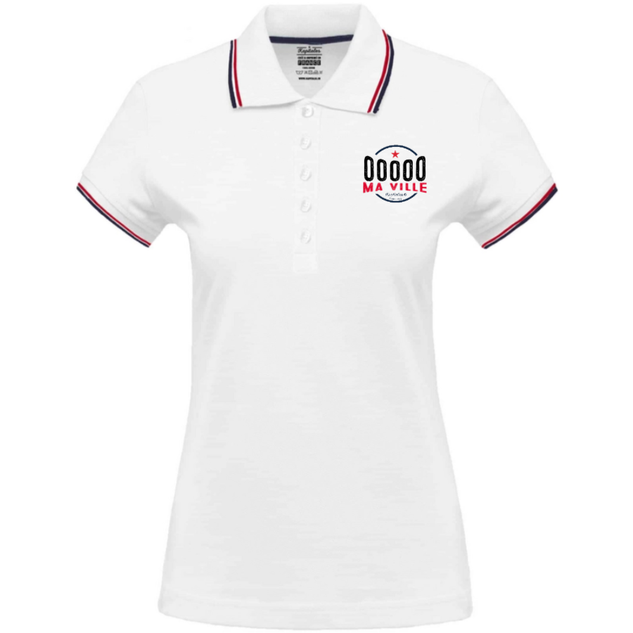 Polo Tricolore Femme-4