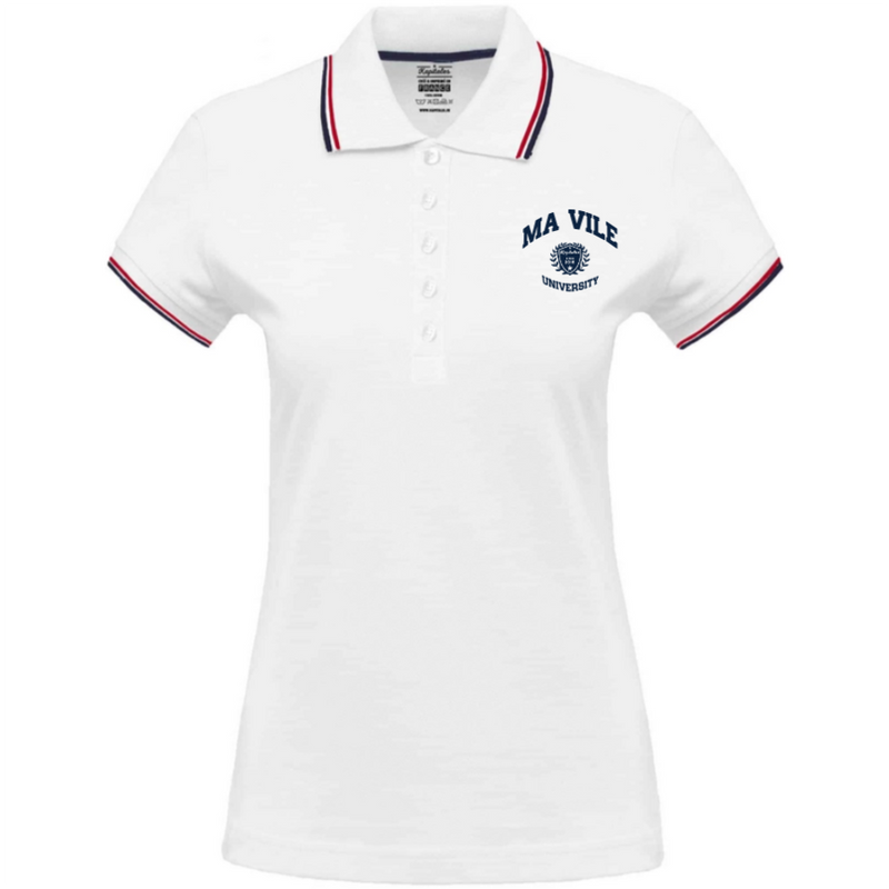 Polo Tricolore Femme-5