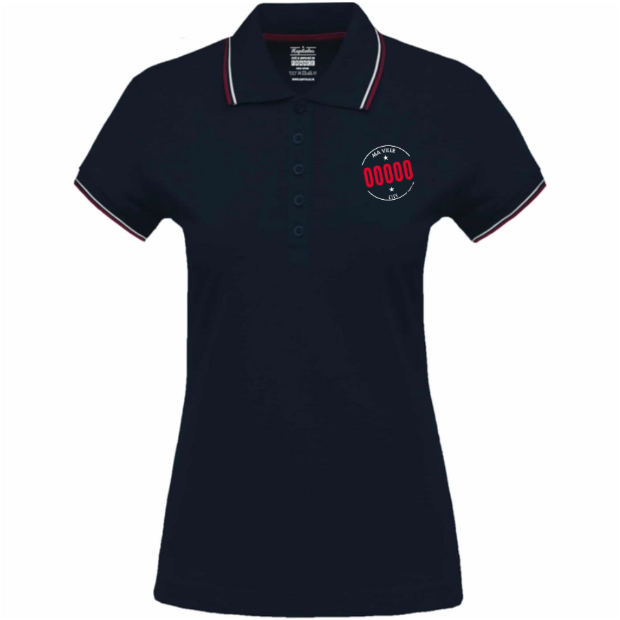 Polo Tricolore Femme-3