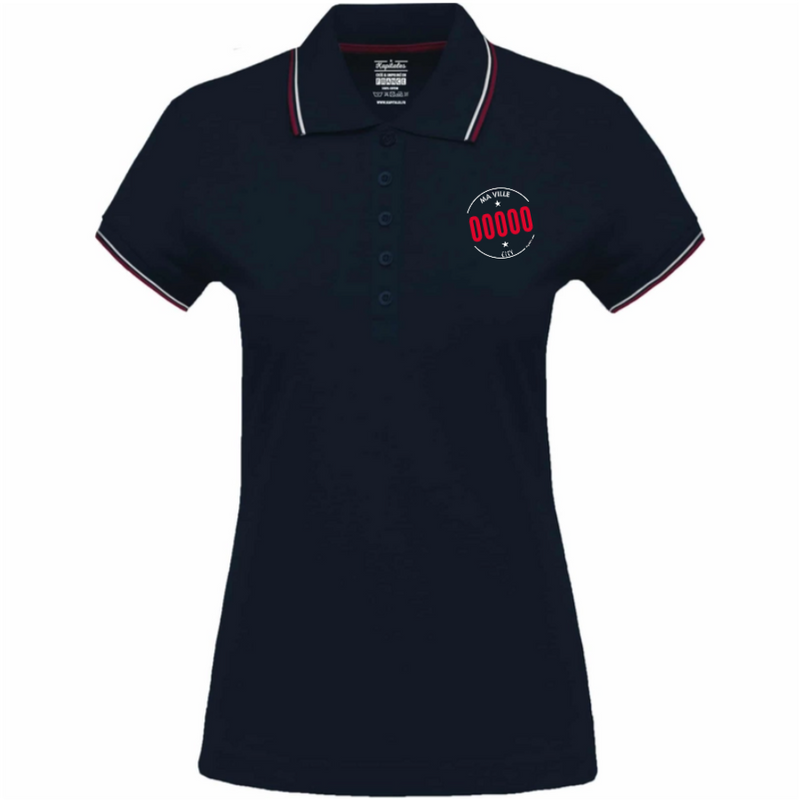 Polo Tricolore Femme-3