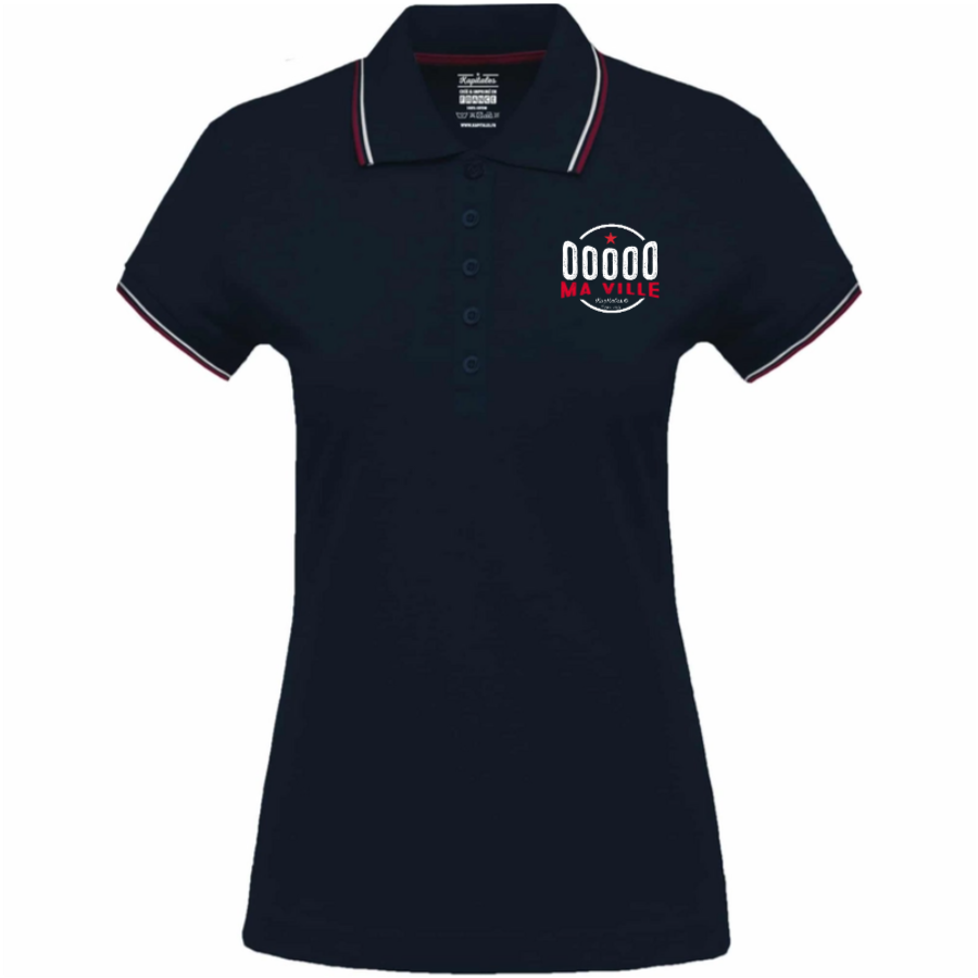 Polo Tricolore Femme-4
