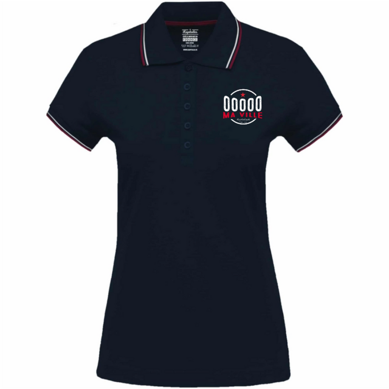 Polo Tricolore Femme-4