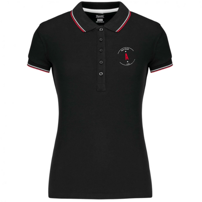 Polo Tricolore Femme-3