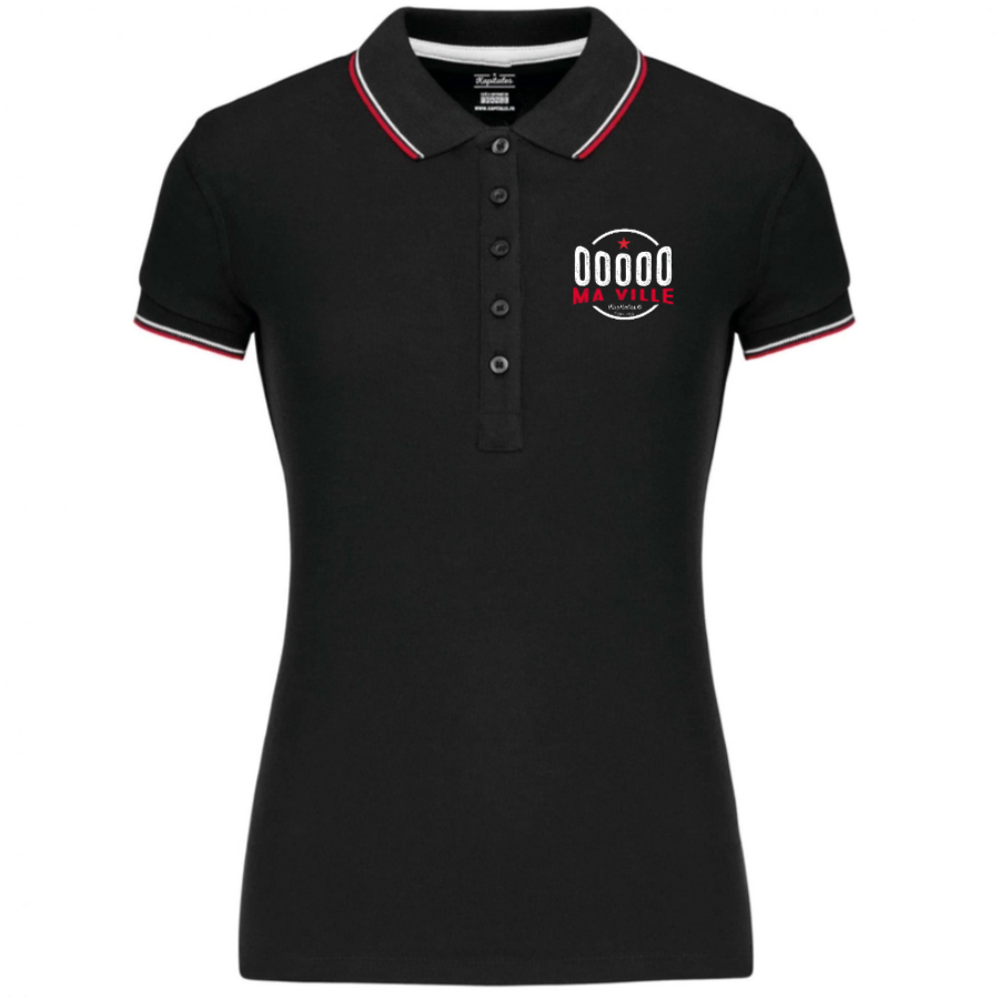 Polo Tricolore Femme-4