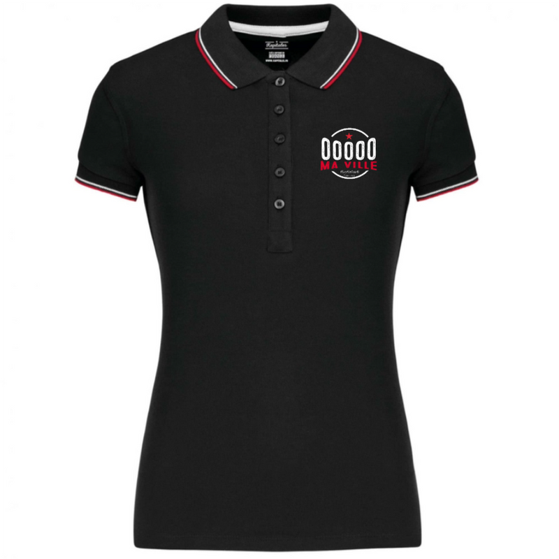 Polo Tricolore Femme-4