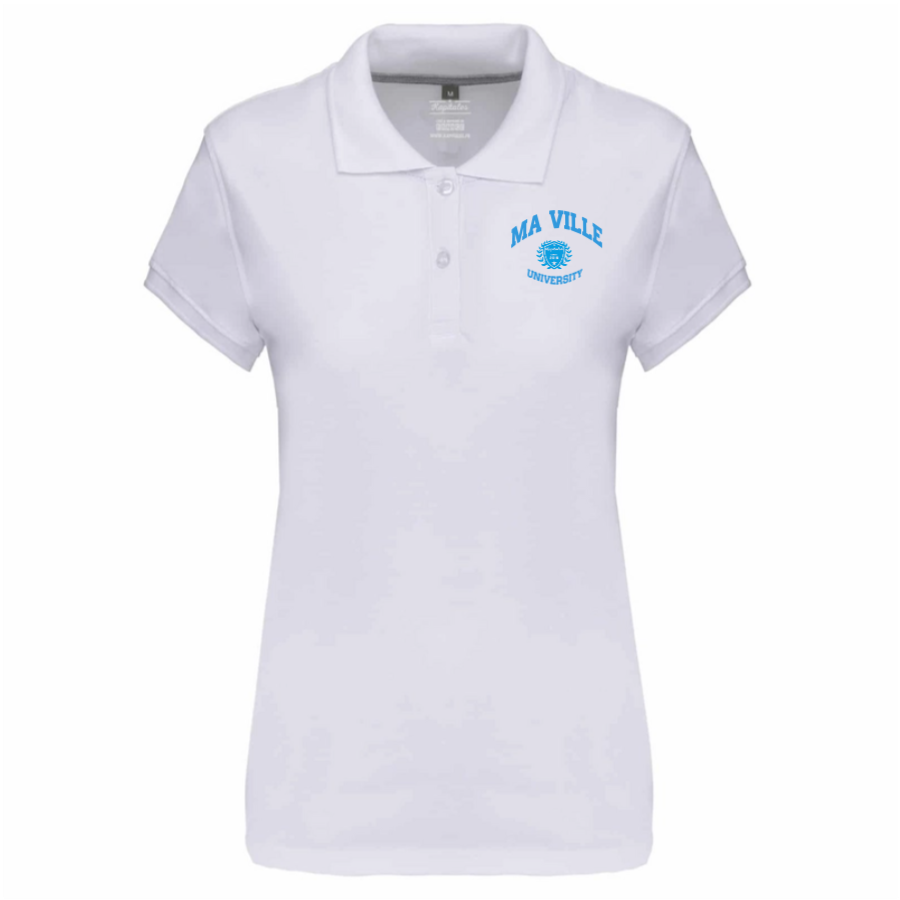 Polo Uni Femme-5