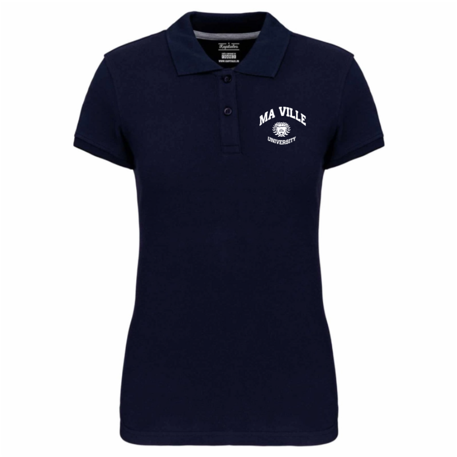 Polo Uni Femme-5