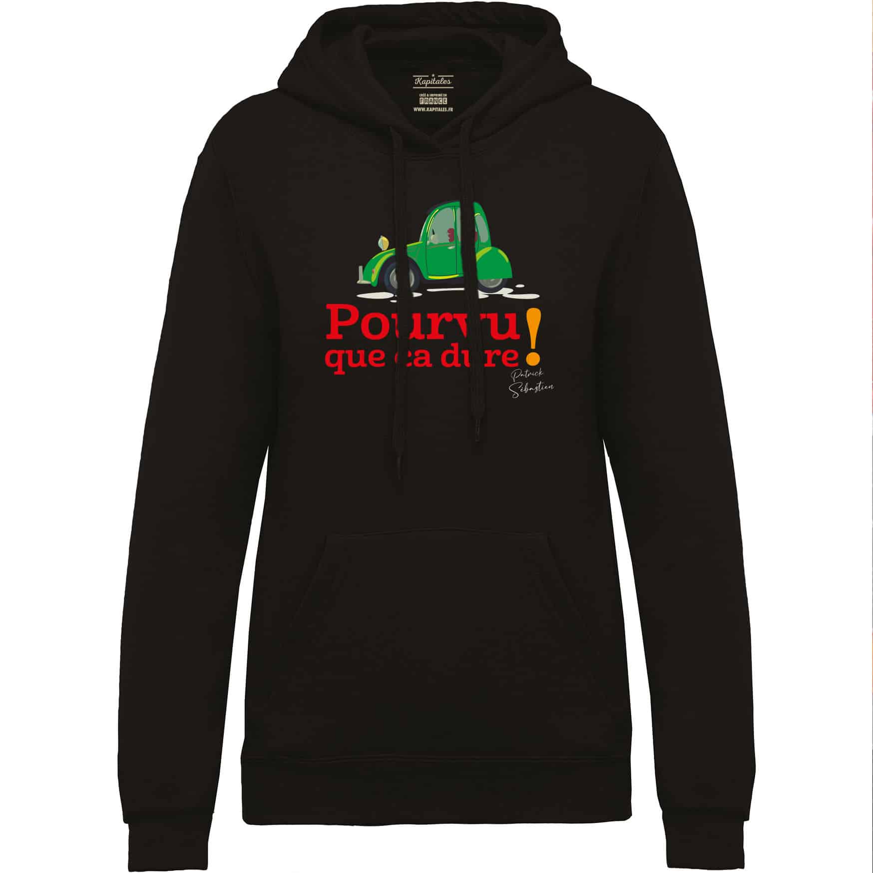 PATRICK SEBASTIEN WOMEN'S SWEATSHIRT "LONG LONG LIVE IT!"-3