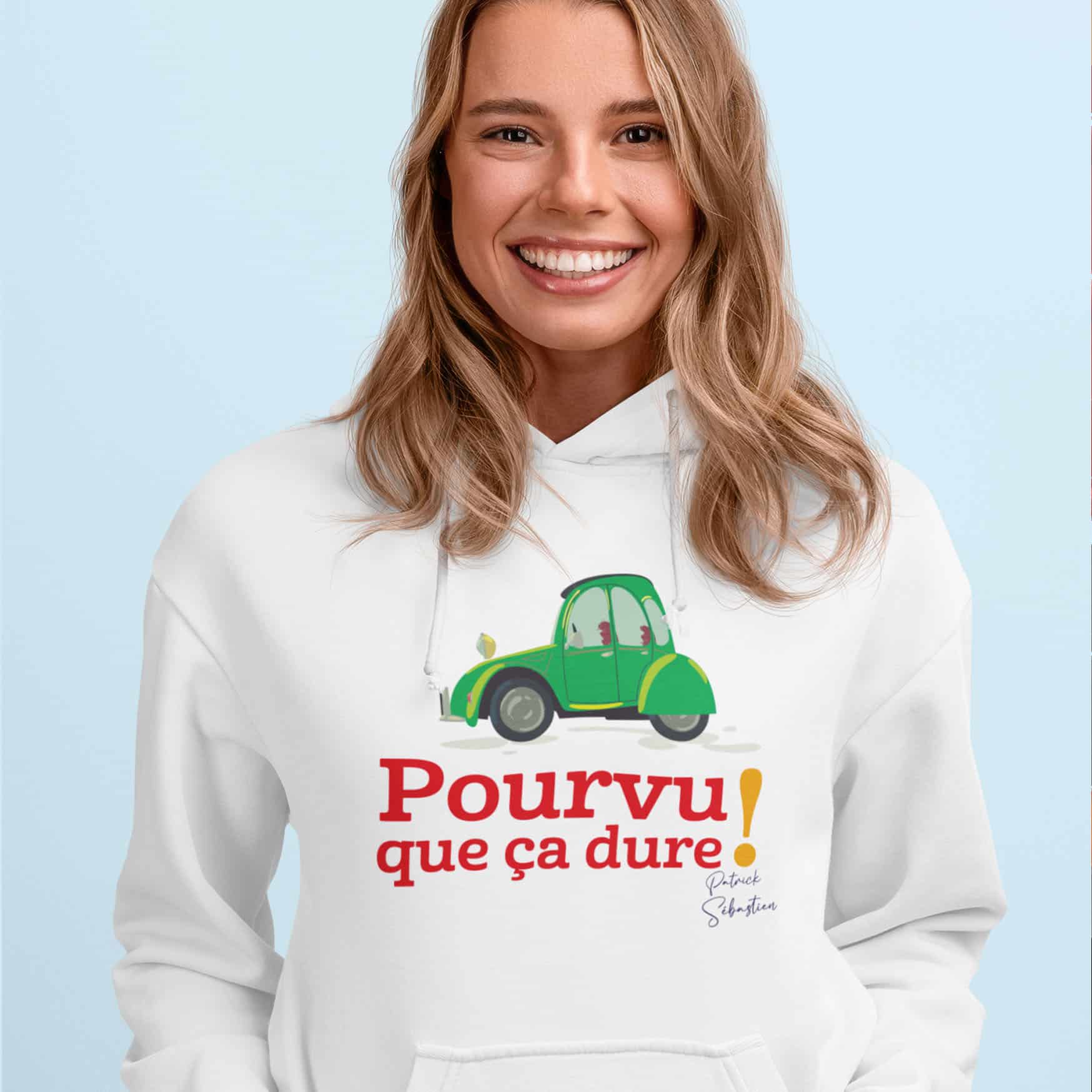 PATRICK SEBASTIEN WOMEN'S SWEATSHIRT "LONG LONG LIVE IT!"-1