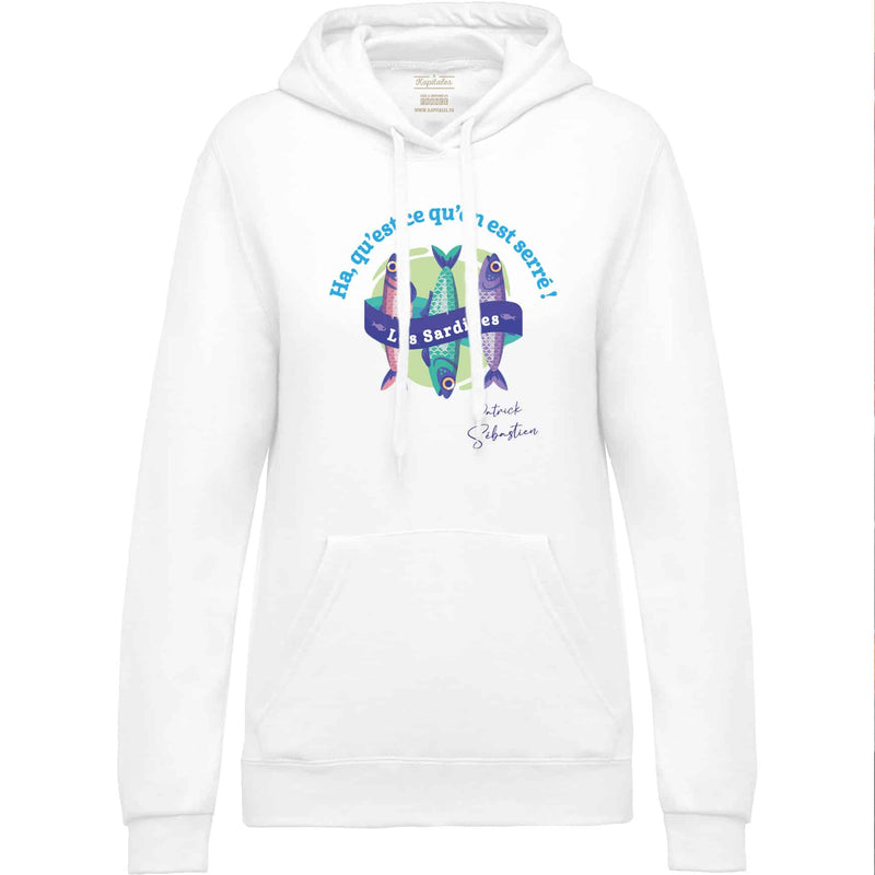 PATRICK SEBASTIEN WOMEN'S SWEATSHIRT "LES SARDINES"-2