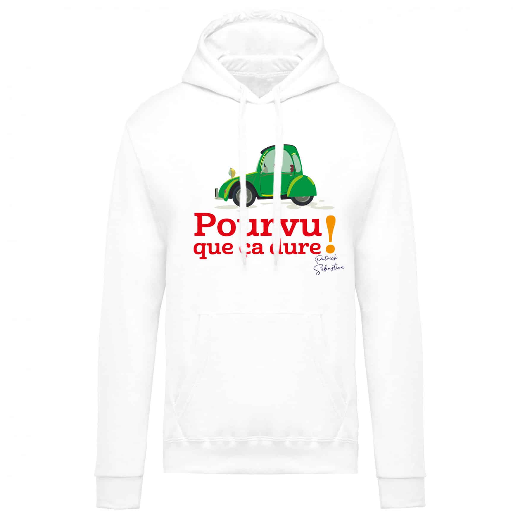 PATRICK SEBASTIEN MEN'S SWEATSHIRT "LONG LONG LIVE IT!"