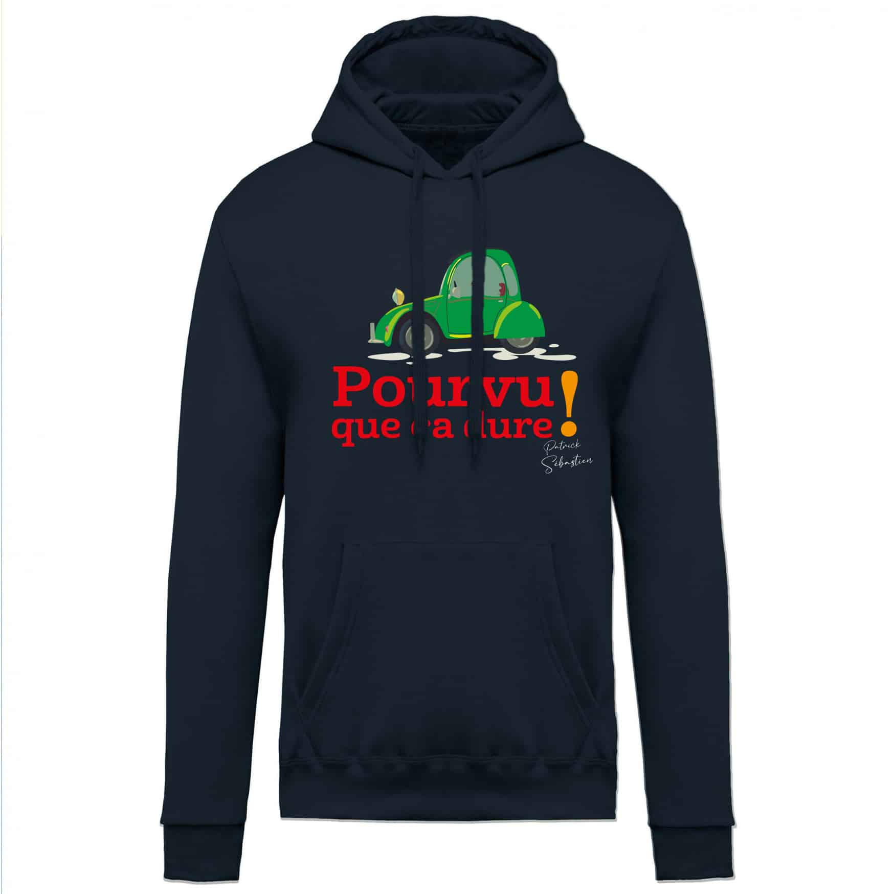 PATRICK SEBASTIEN MEN'S SWEATSHIRT "LONG LONG LIVE IT!"
