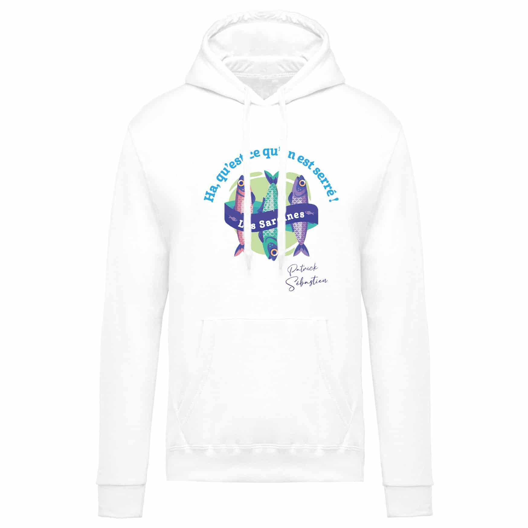 PATRICK SEBASTIEN "LES SARDINES" MEN'S SWEATSHIRT