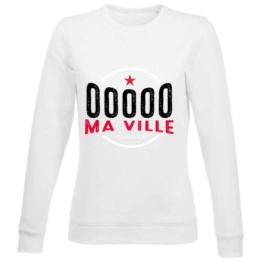 Sweat Col Rond Femme personnalisé-4