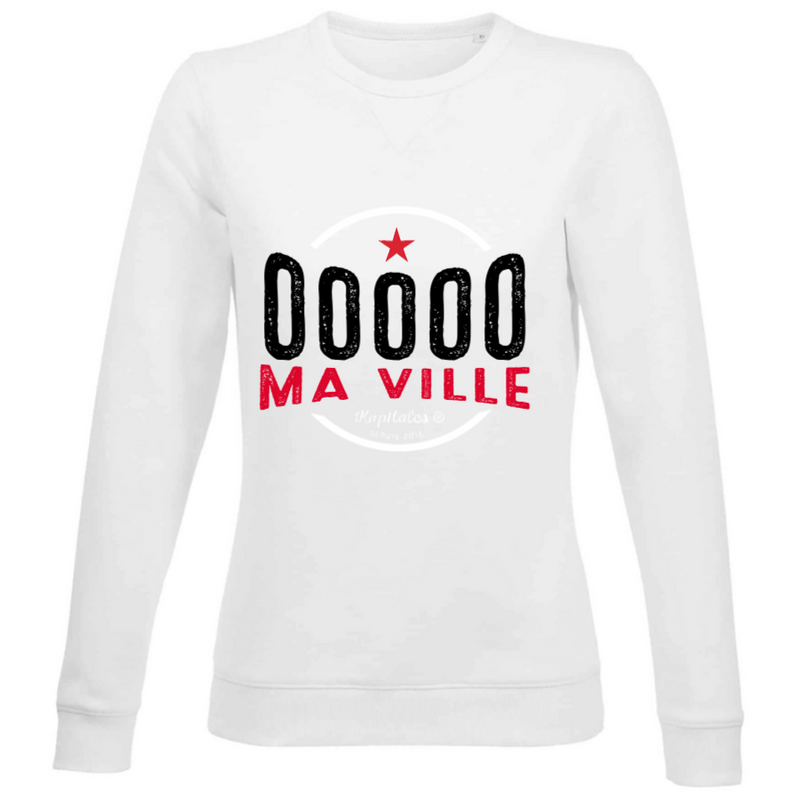 Sweat Col Rond Femme personnalisé-4