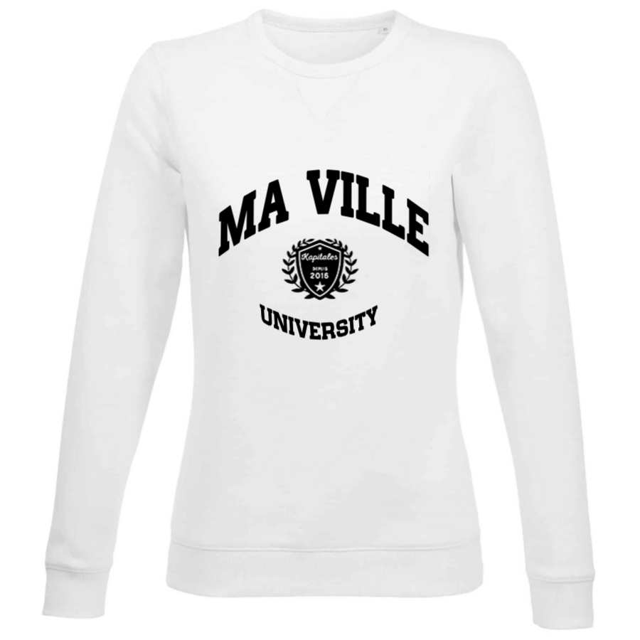 Sweat Col Rond Femme personnalisé-5