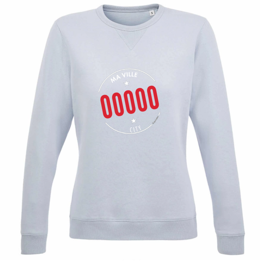 Sweat Col Rond Femme personnalisé-3