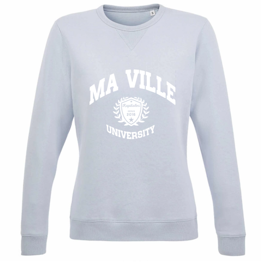 Sweat Col Rond Femme personnalisé-5