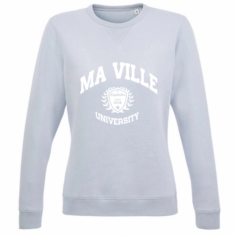 Sweat Col Rond Femme personnalisé-5