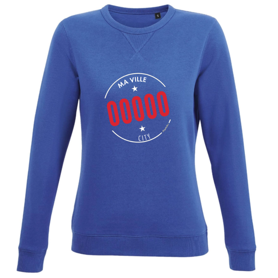 Sweat Col Rond Femme personnalisé-3