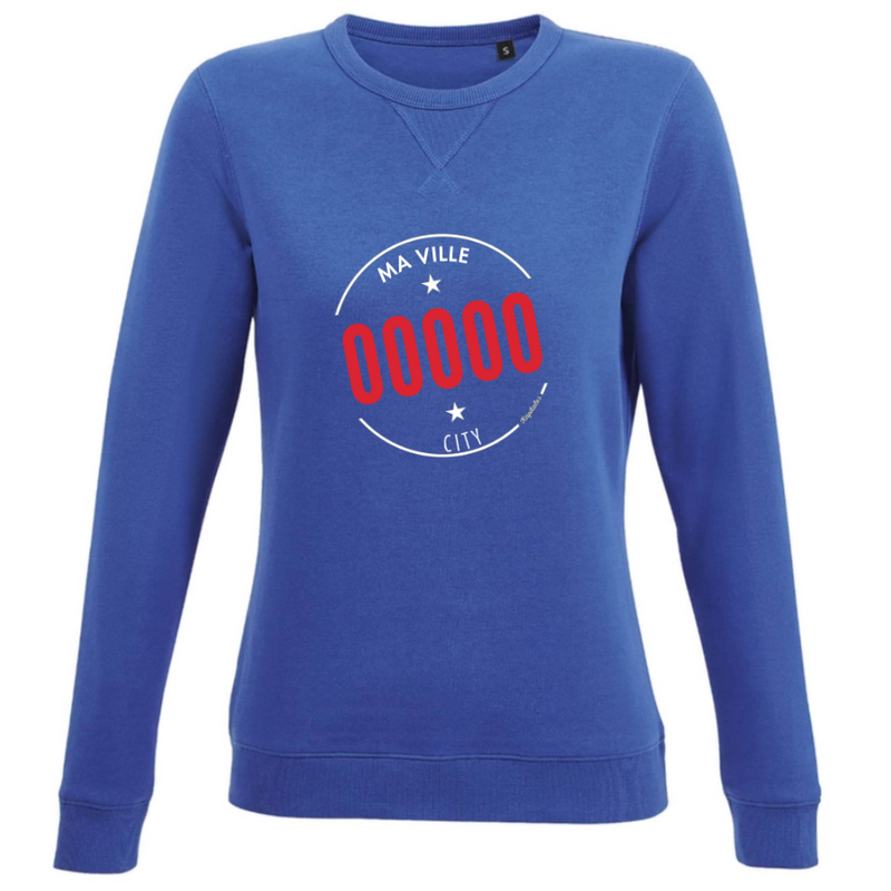 Sweat Col Rond Femme personnalisé-3