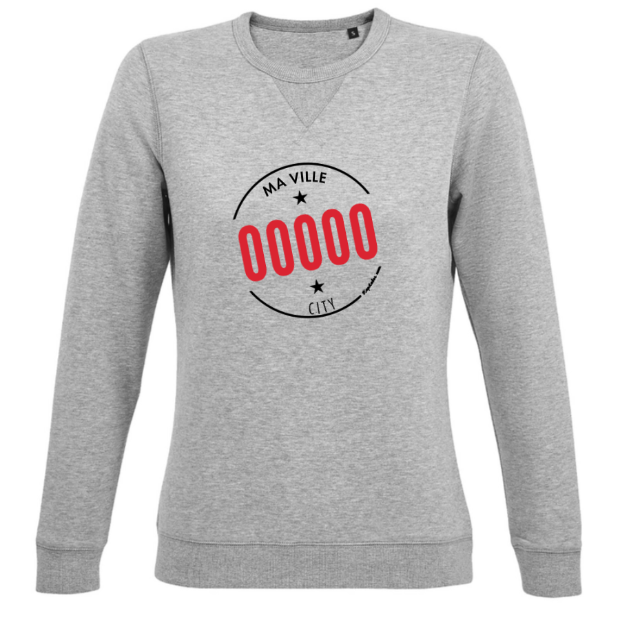 Sweat Col Rond Femme personnalisé-3
