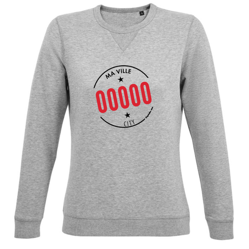 Sweat Col Rond Femme personnalisé-3
