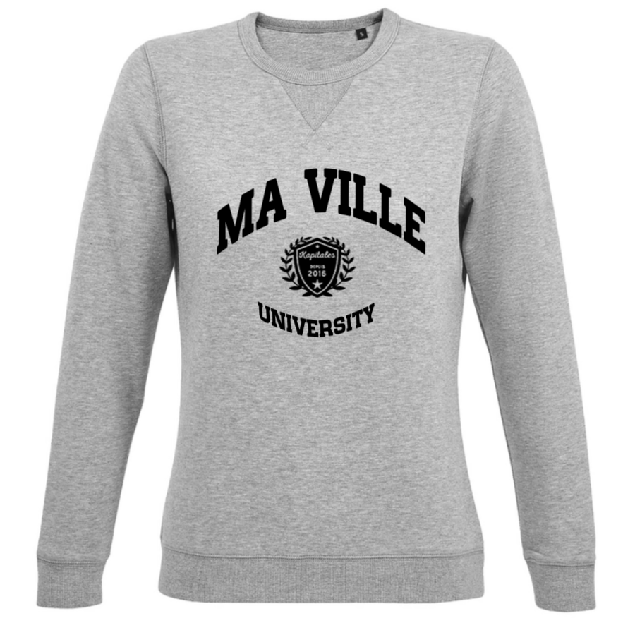 Sweat Col Rond Femme personnalisé-5