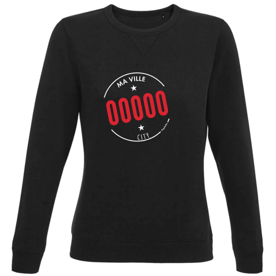 Sweat Col Rond Femme personnalisé-3