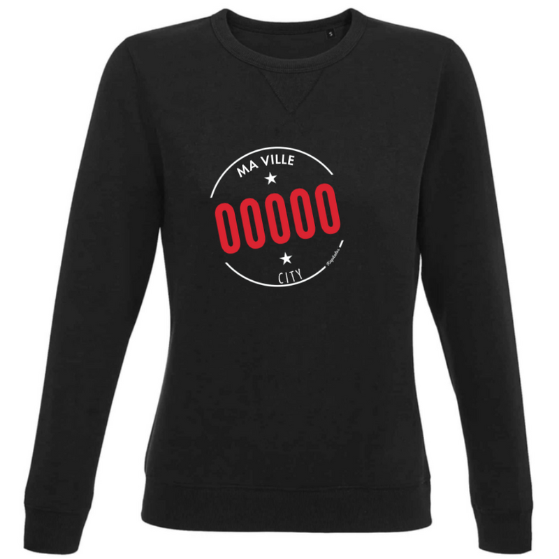 Sweat Col Rond Femme personnalisé-3