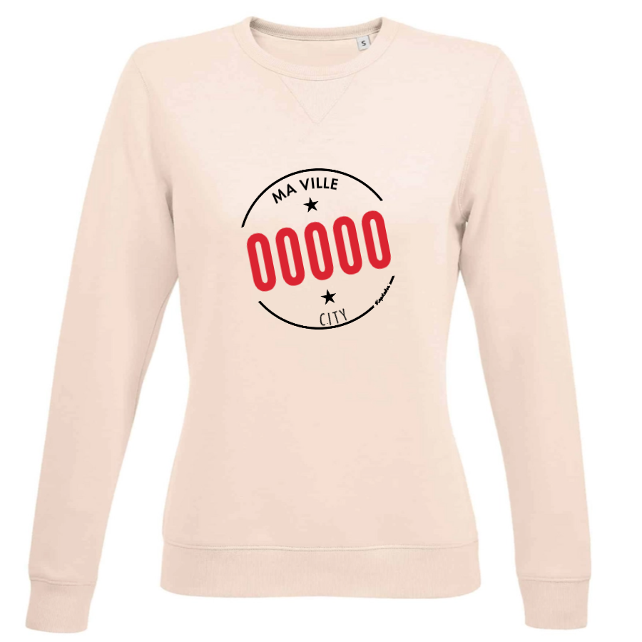 Sweat Col Rond Femme personnalisé-3