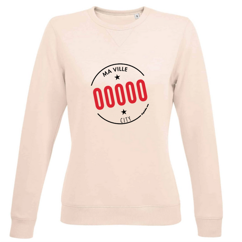 Sweat Col Rond Femme personnalisé-3
