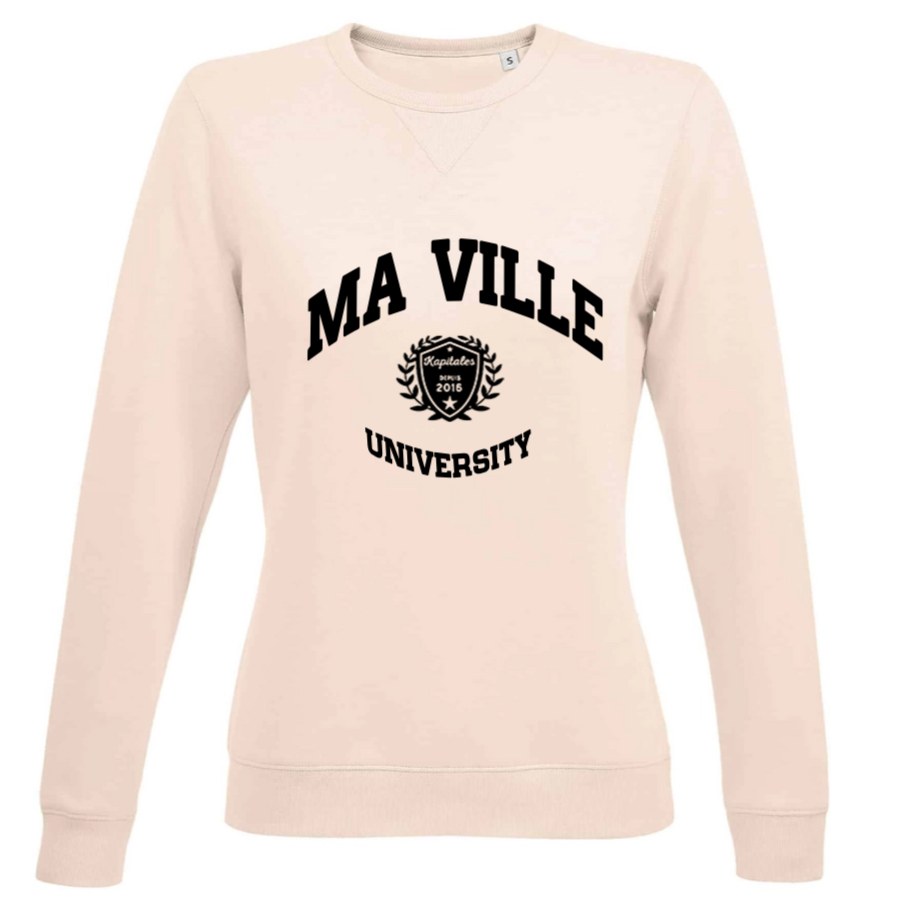 Sweat Col Rond Femme personnalisé-5