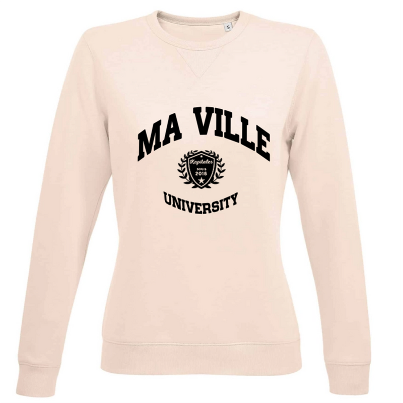 Sweat Col Rond Femme personnalisé-5