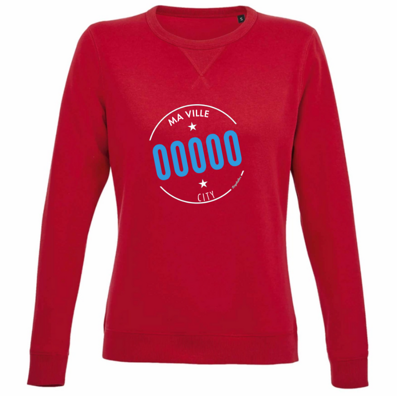 Sweat Col Rond Femme personnalisé-3