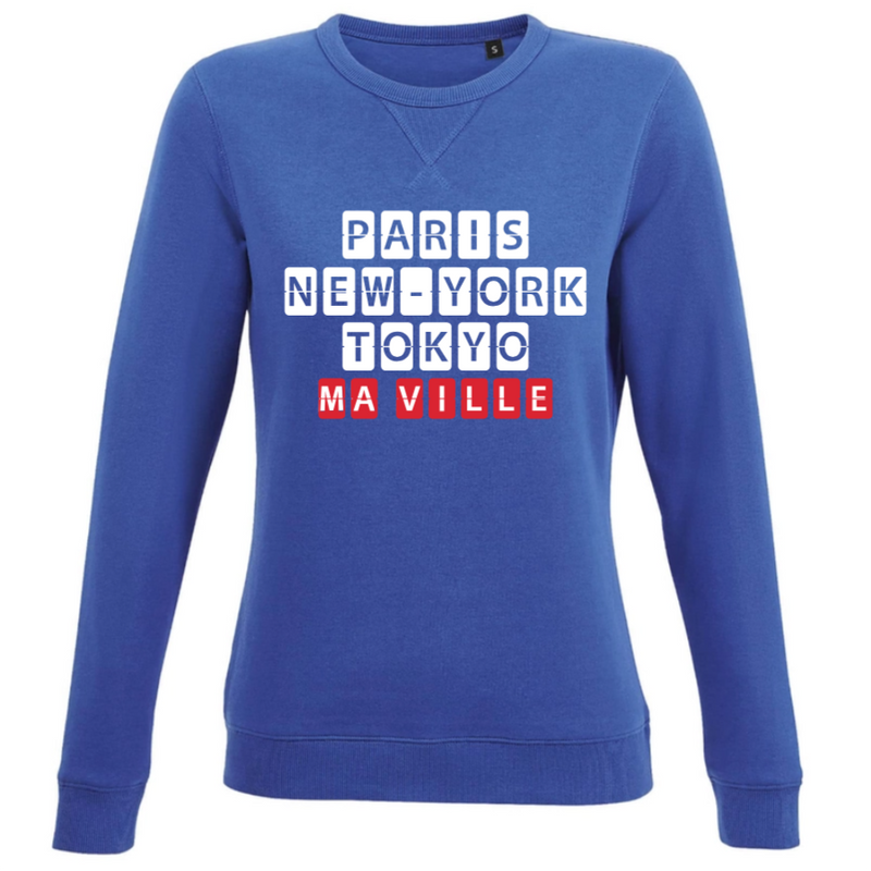 Sweat Col Rond Femme personnalisé-2