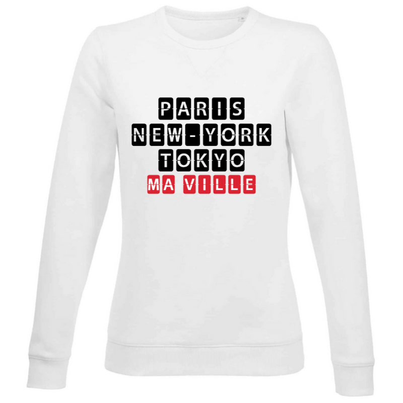 Sweat Col Rond Femme personnalisé-2