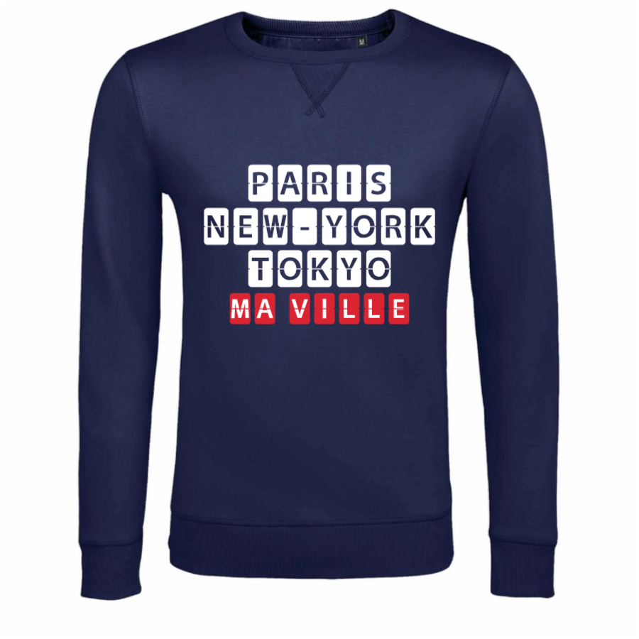 Sweat Col Rond Homme personnalisé-2