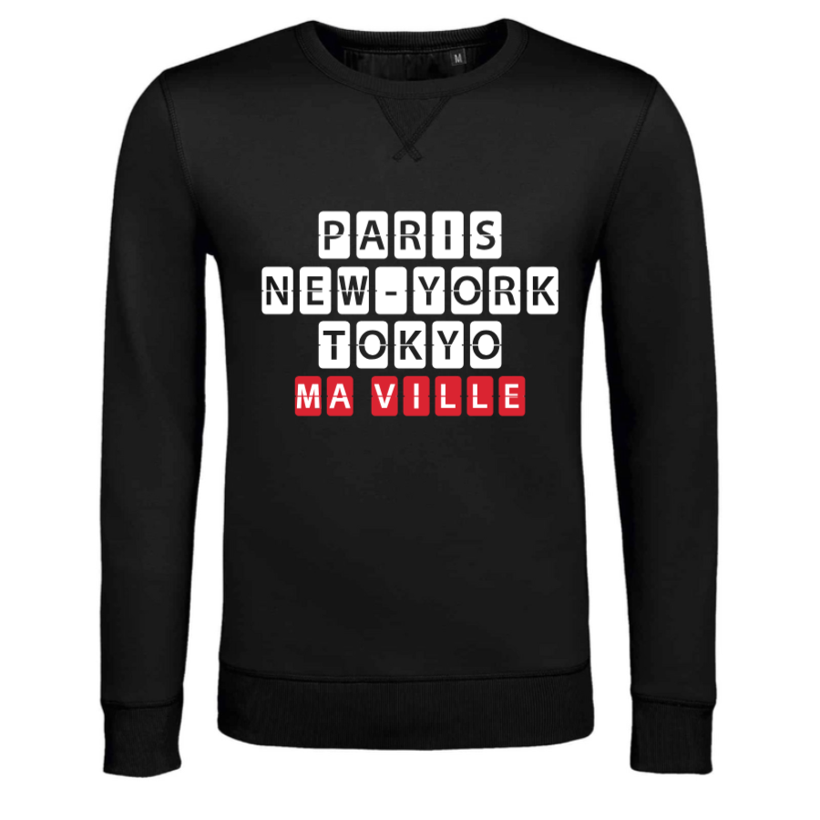 Sweat Col Rond Homme personnalisé-2