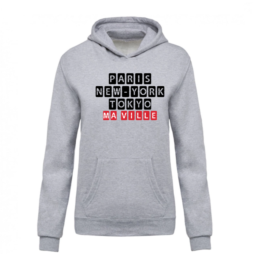 Sweat à Capuche Enfant personnalisé-2